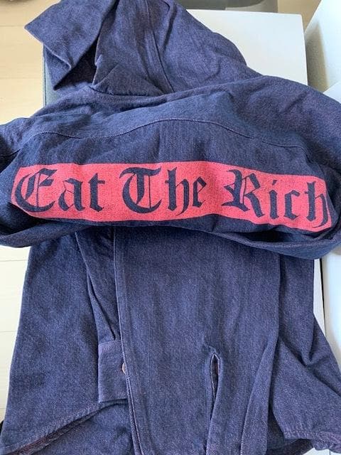 Eat The Rich フード付きジャケット SUPREME XL