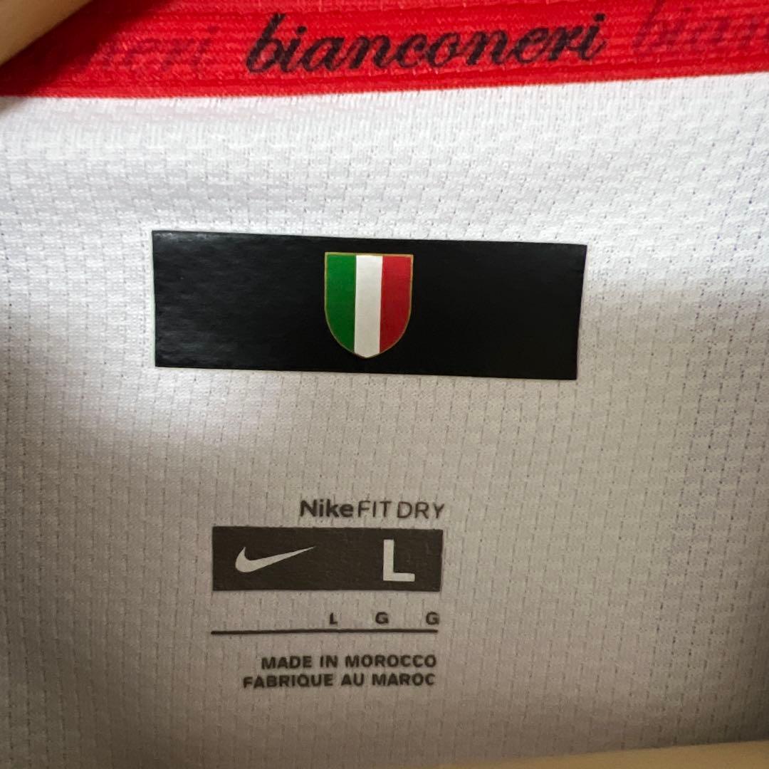 訳アリNIKE ユベントス 長袖 ユニフォーム デル・ピエロ 07/08 Ｌ