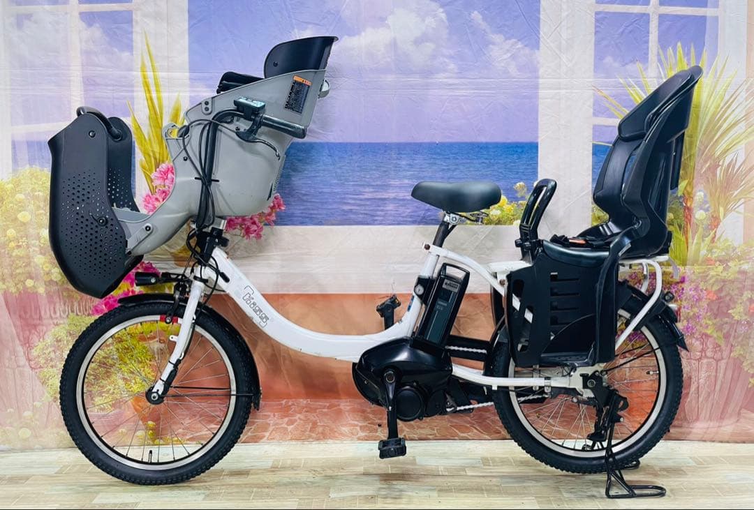 パスキス15AH！⭐️激レアモデル！ヤマハ子供乗せ電動アシスト自転車Y3532