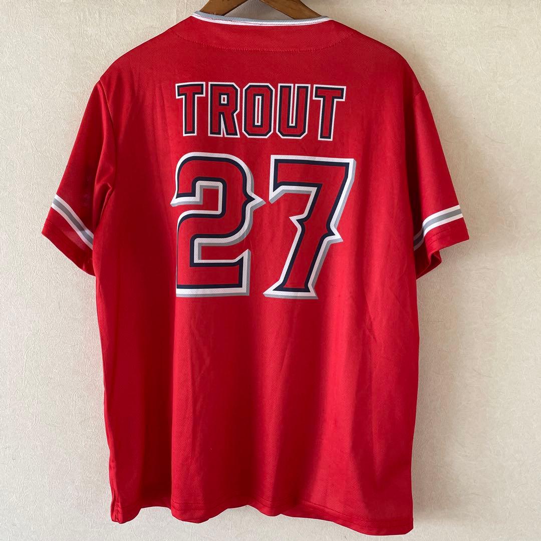 MLB メジャーリーグ野球エンジェルス27番トラウト　ユニホーム ロサンゼルス
