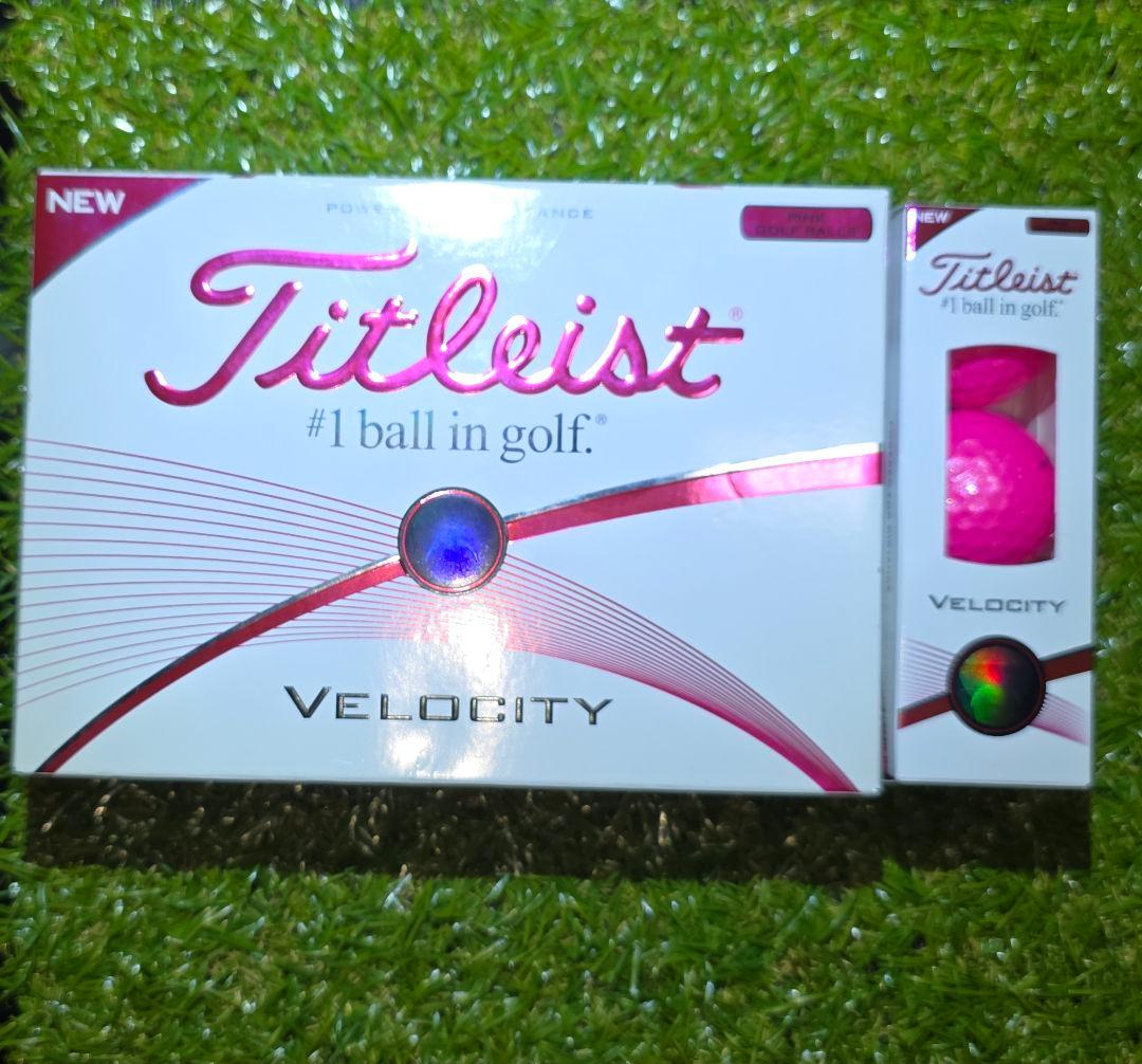 Titleist 【VELOCITY 】 希少ピンク 15球 新品