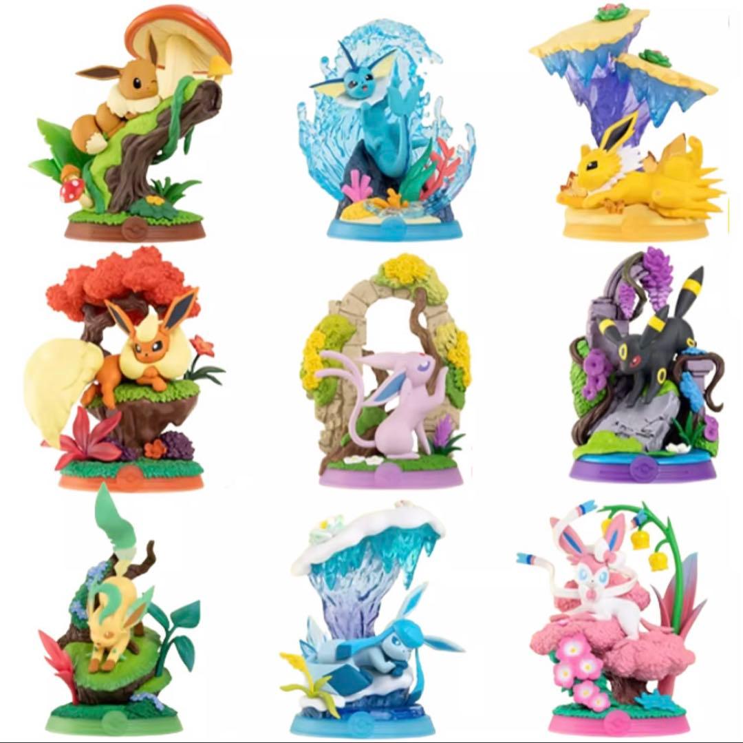 海外限定 ポケモン 寛ぎのひととき イーブイズ フィギュア第3弾【9個セット】