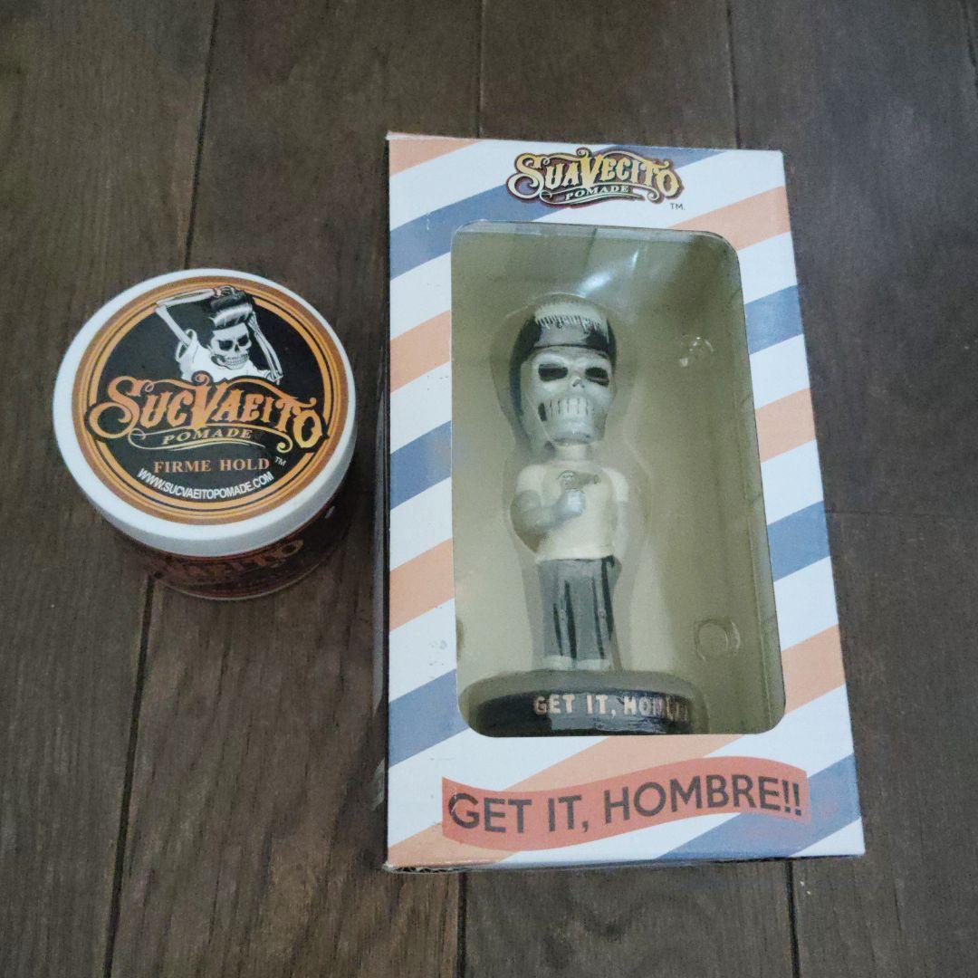 Suavecito ボブルヘッド フィギュア　スカル　リーゼント