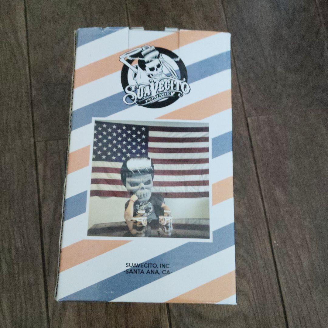 Suavecito ボブルヘッド フィギュア　スカル　リーゼント