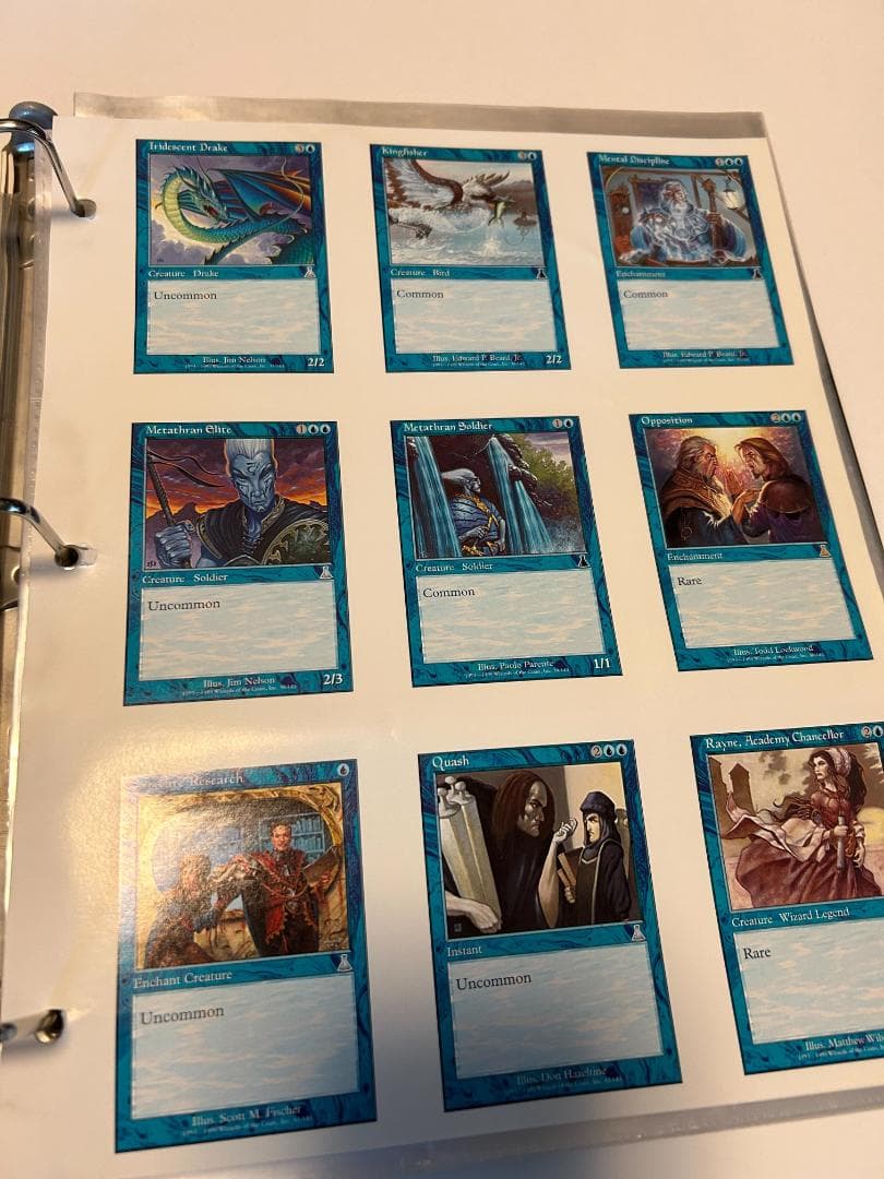 MTG ウルザズデスティニー バインダー 全チェックリストカード付き