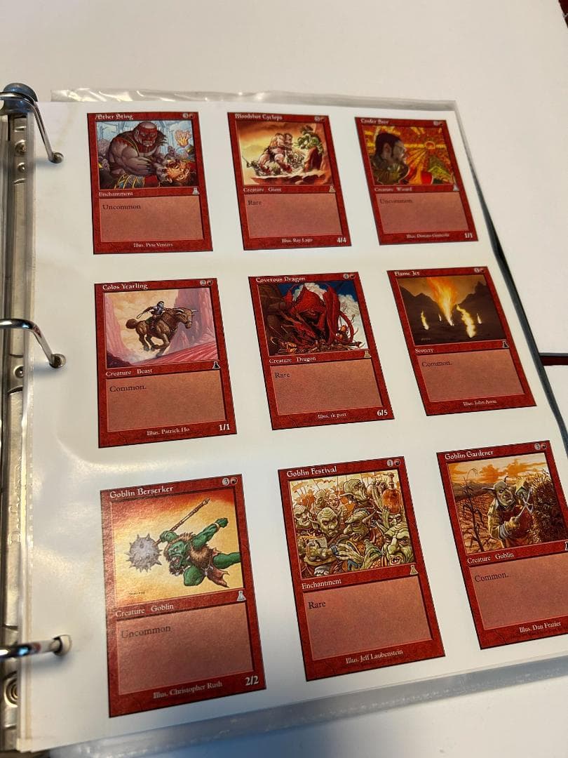 MTG ウルザズデスティニー バインダー 全チェックリストカード付き