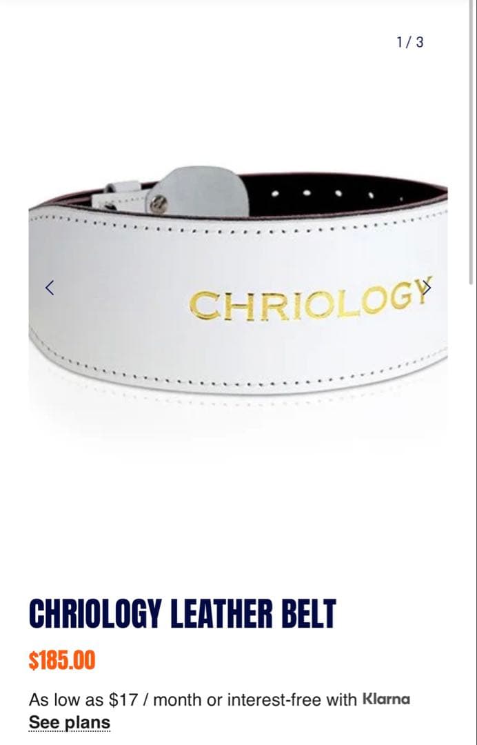 CHRIOLOGY レザーベルト