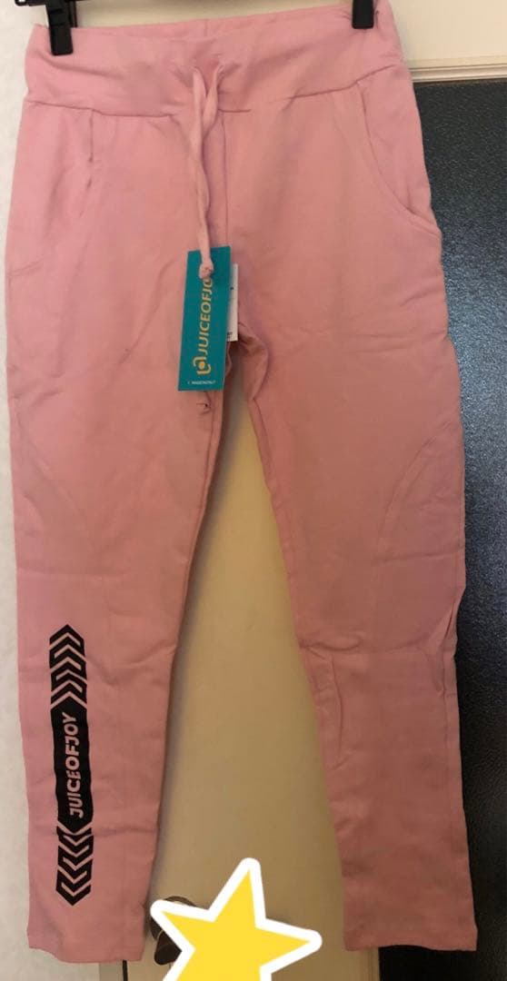 新品★JUICEOFJOY ピンク パンツ Sサイズ☆タグ付き