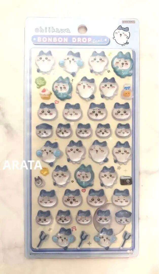 【国内正規品】ちいかわ　ボンボンドロップシール 第1弾 コンプリートセット 4枚