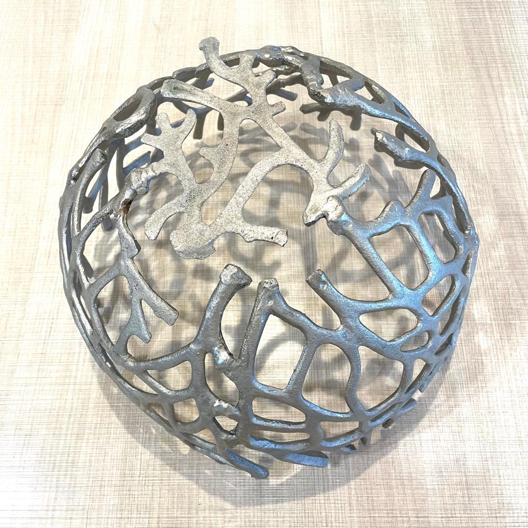 【美品】ACTUS アクタス メタルボウルセット アルミ製 オブジェ 置物