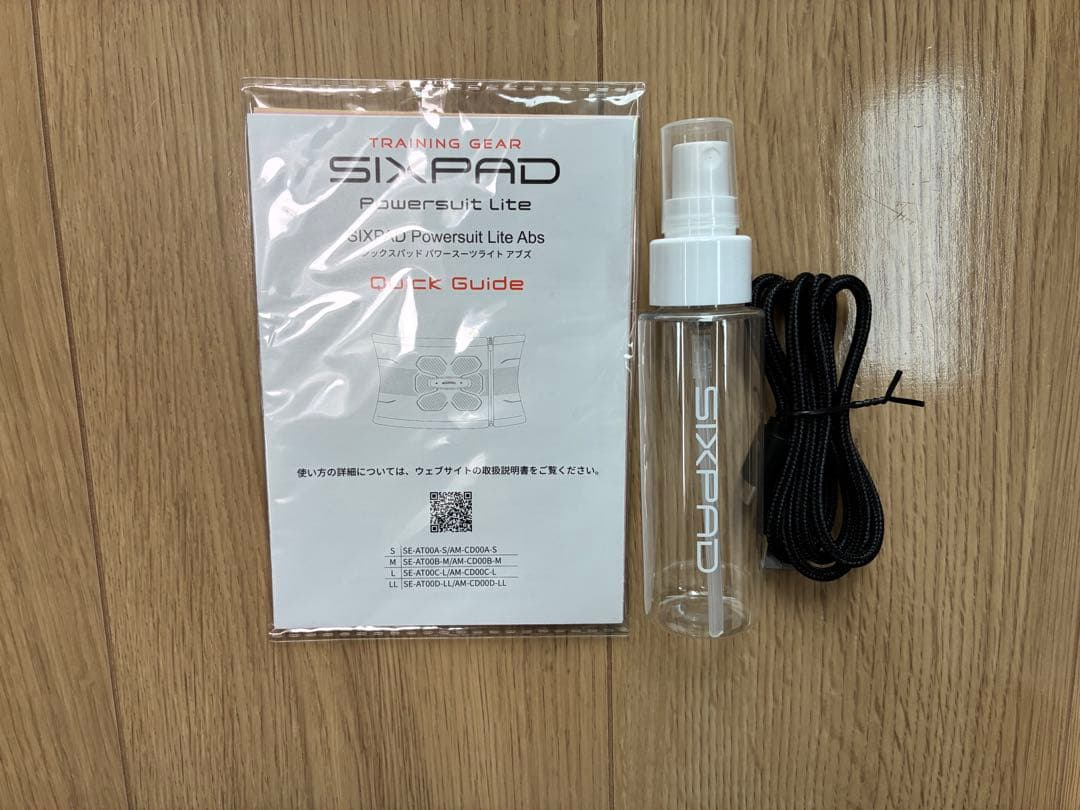 【美品】SIXPAD シックスパッドEMSトレーニングパワーベルト