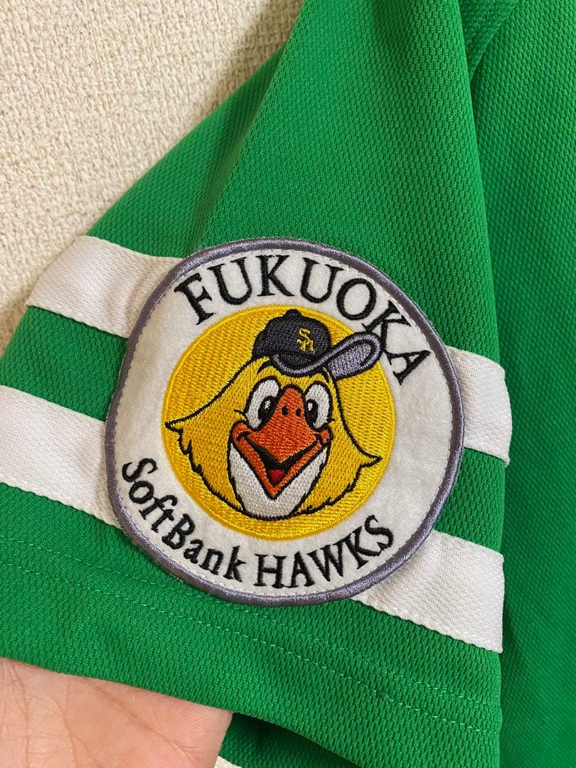 SoftBank Hawks グリーン ユニフォーム Men's L