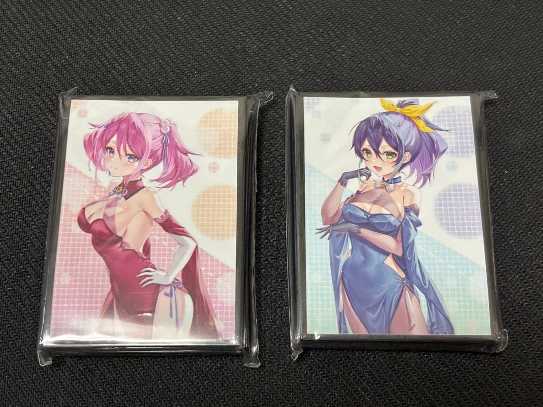 遊戯王 柚子 セレナ リン 瑠璃 スリーブ プレイマット ミッドナイトブルー