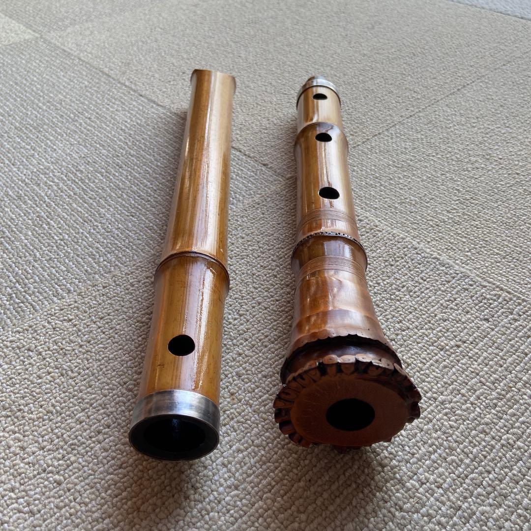 174 尺八　ニ尺一寸管　銘竹風ニ印