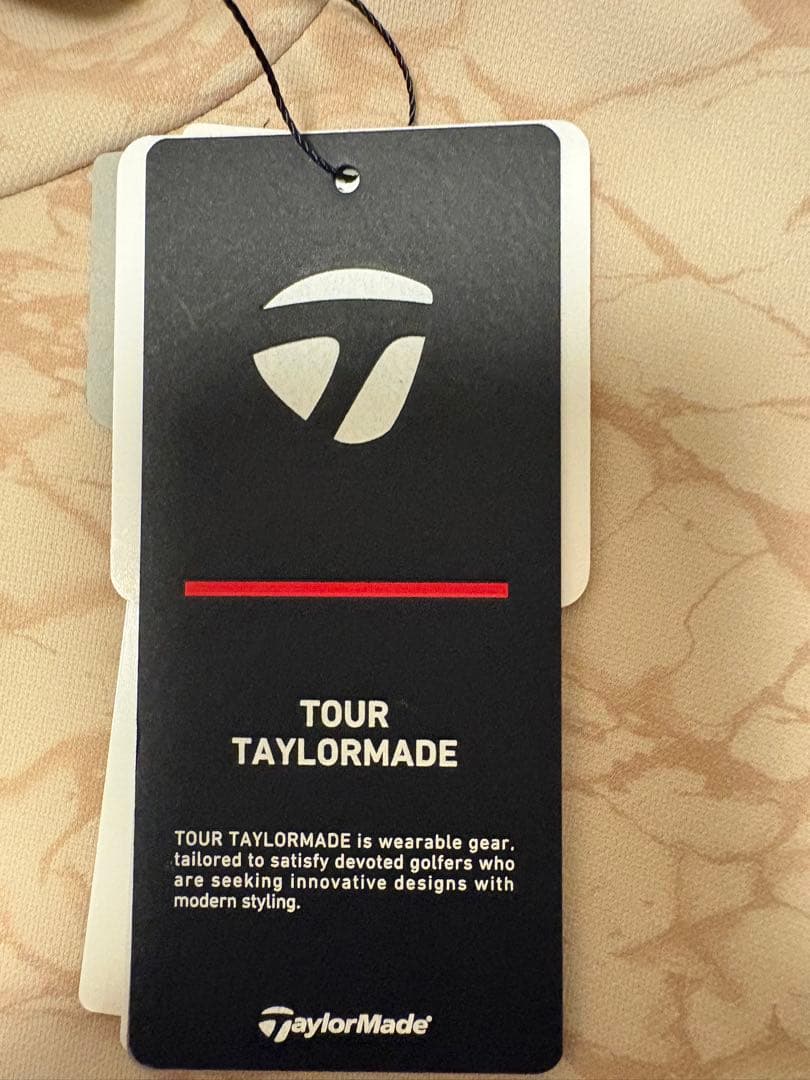 TaylorMade ゴルフシャツ M ベージュ 長袖　裏起毛