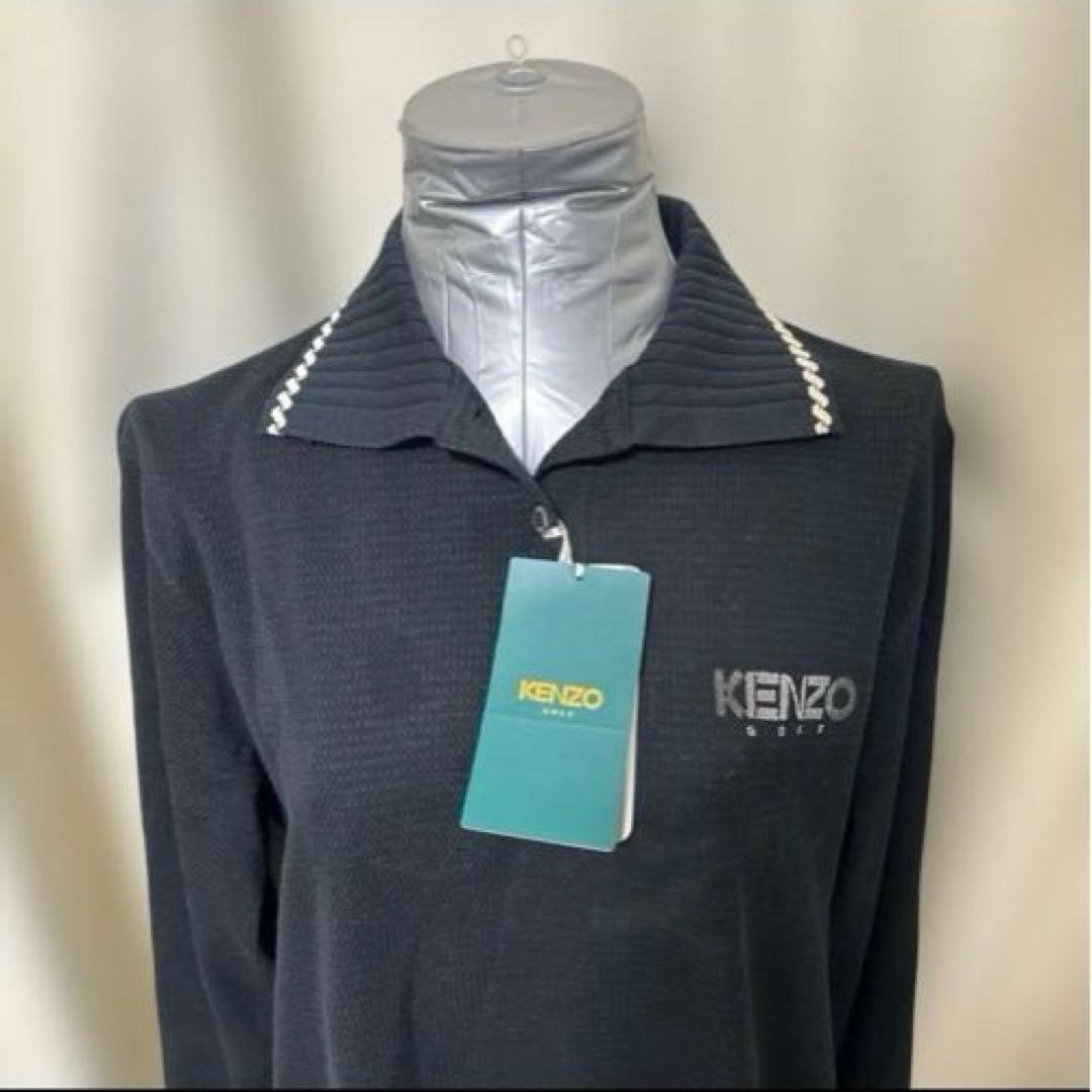 未使用　タグ付　KENZO GOLF ブラック ポロシャツ　サイズ2