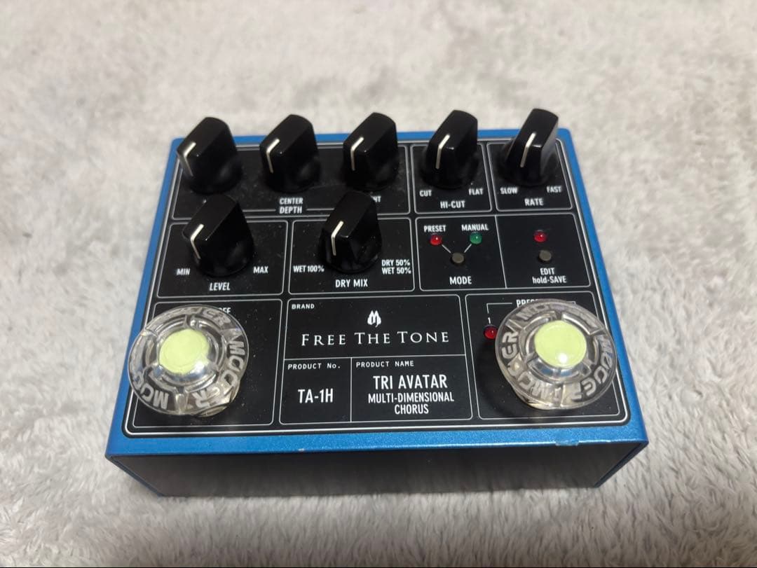 Free the tone TRI AVATER エフェクター　コーラス