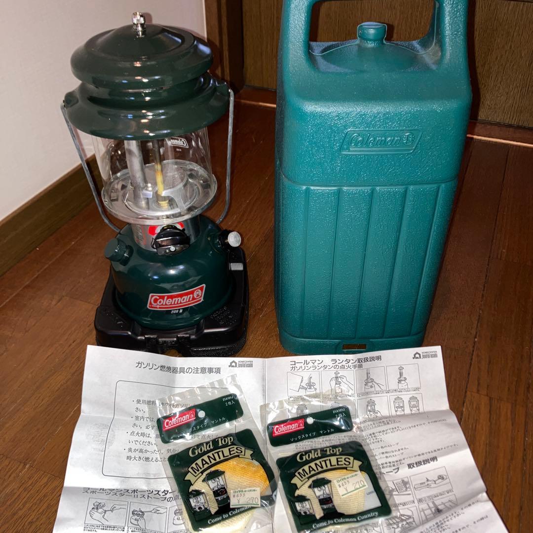 Coleman ランタン286A & シングルバーナー508A USA製　セット