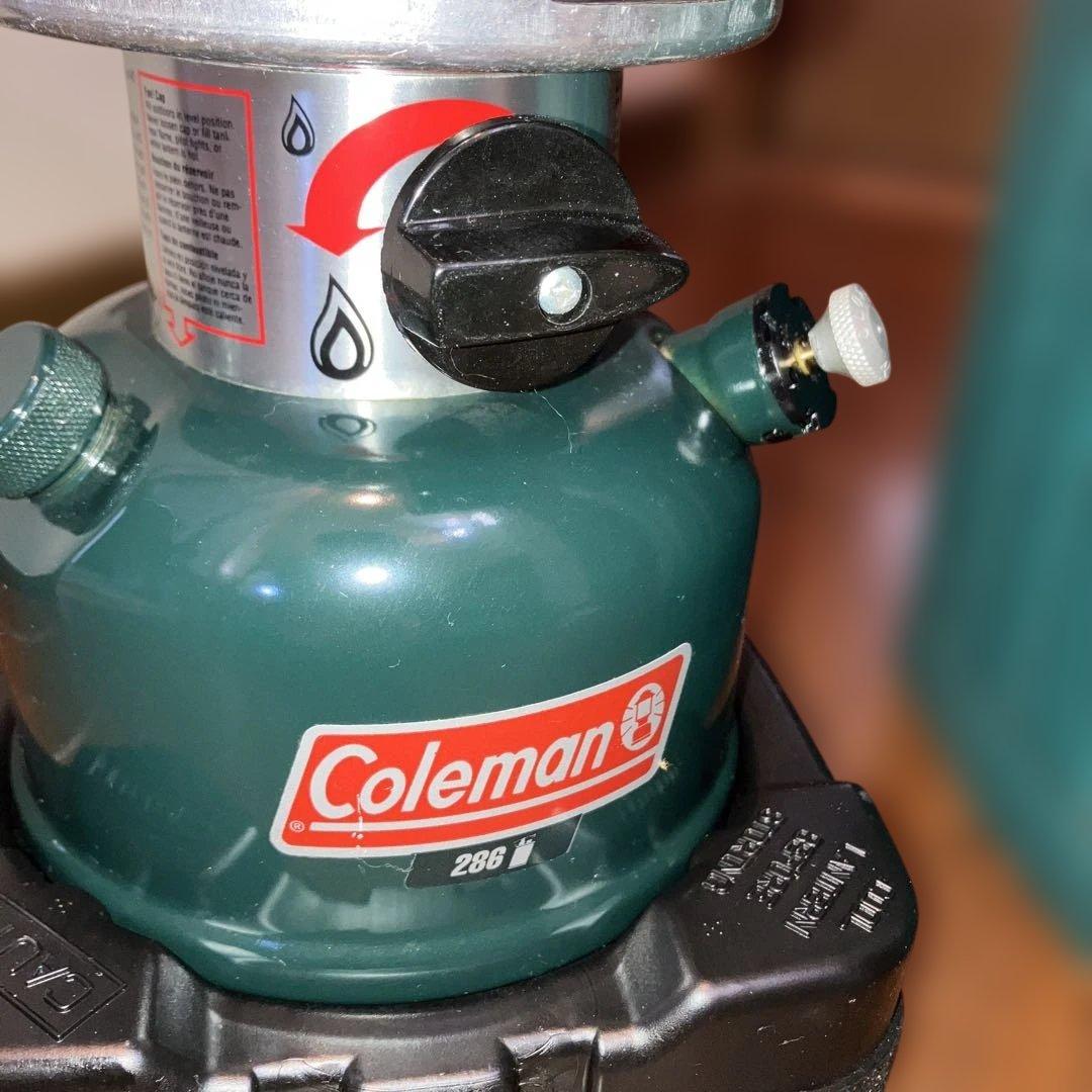 Coleman ランタン286A & シングルバーナー508A USA製　セット