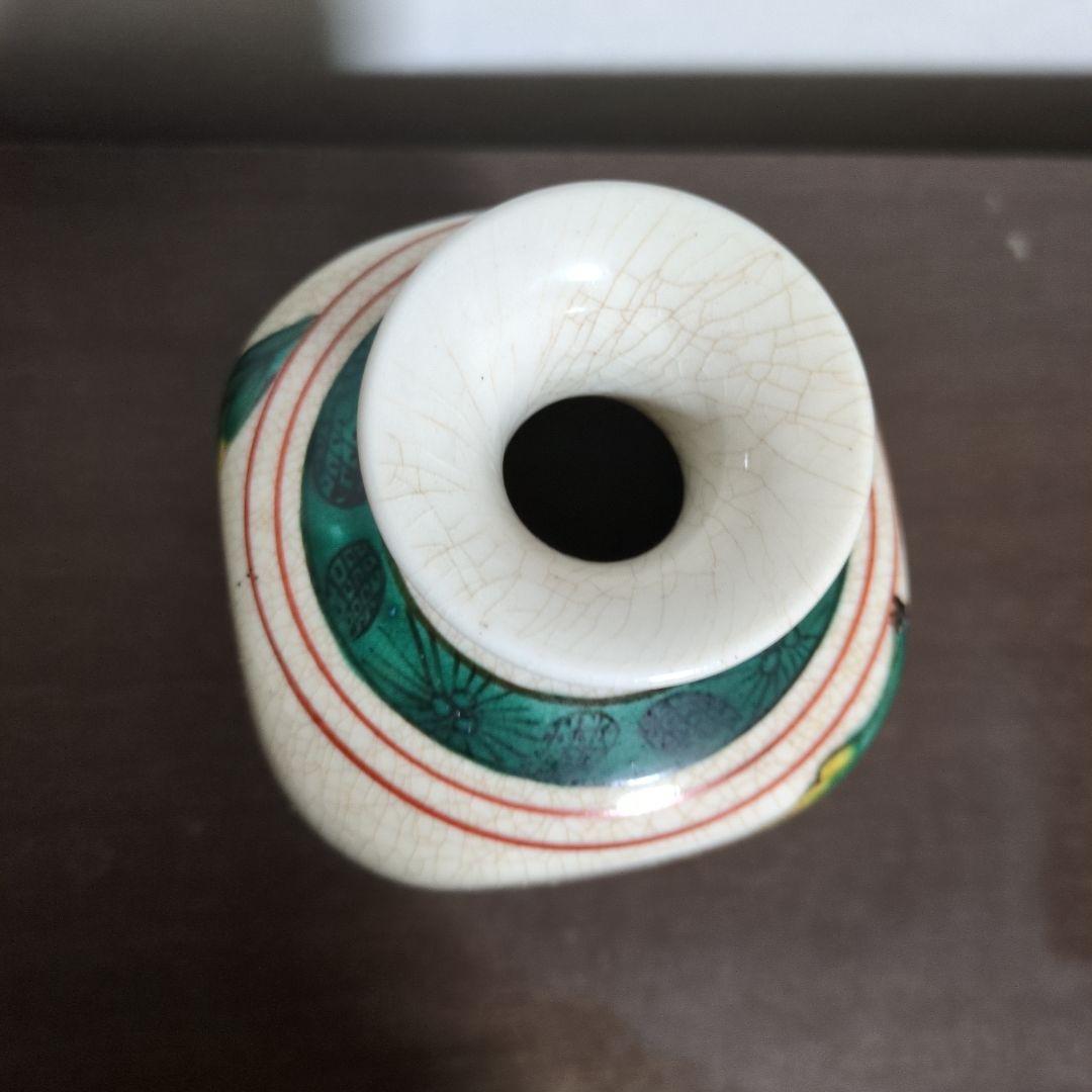 九谷焼　花瓶　昭和レトロ　骨董品