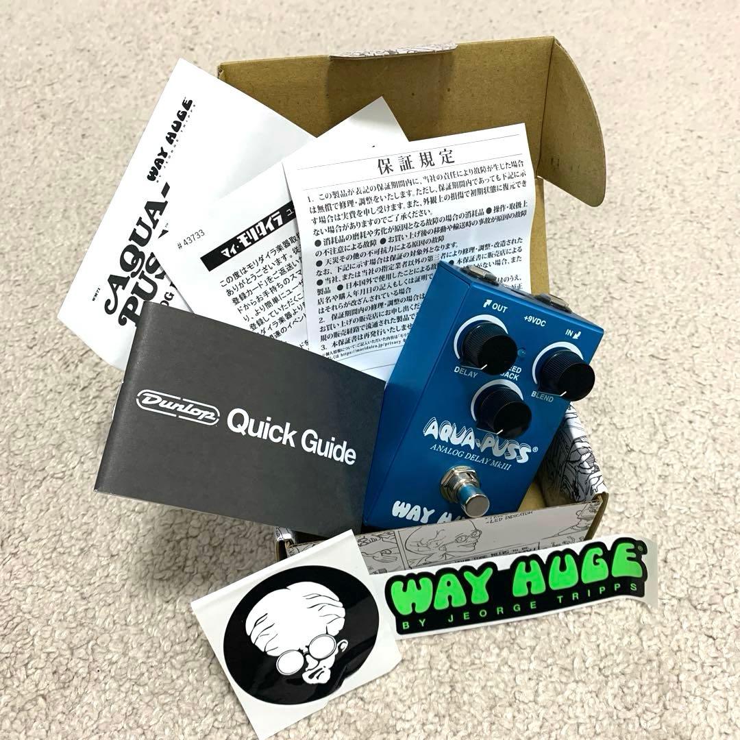 WAY HUGE・AQUA PUSS mkⅢ・small・アナログディレイ