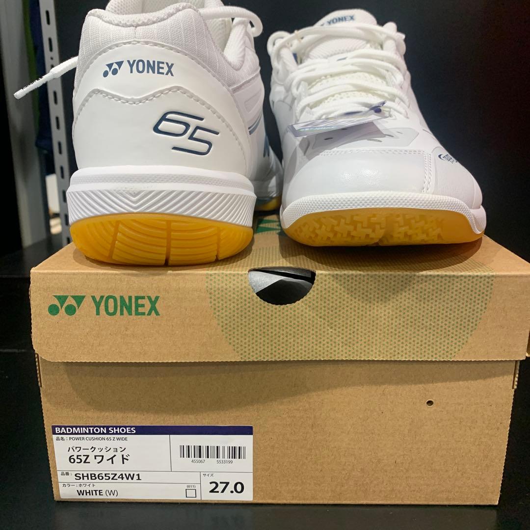 YONEX SHB-65Z4W1 バドミントンシューズ 27.0cm ホワイト