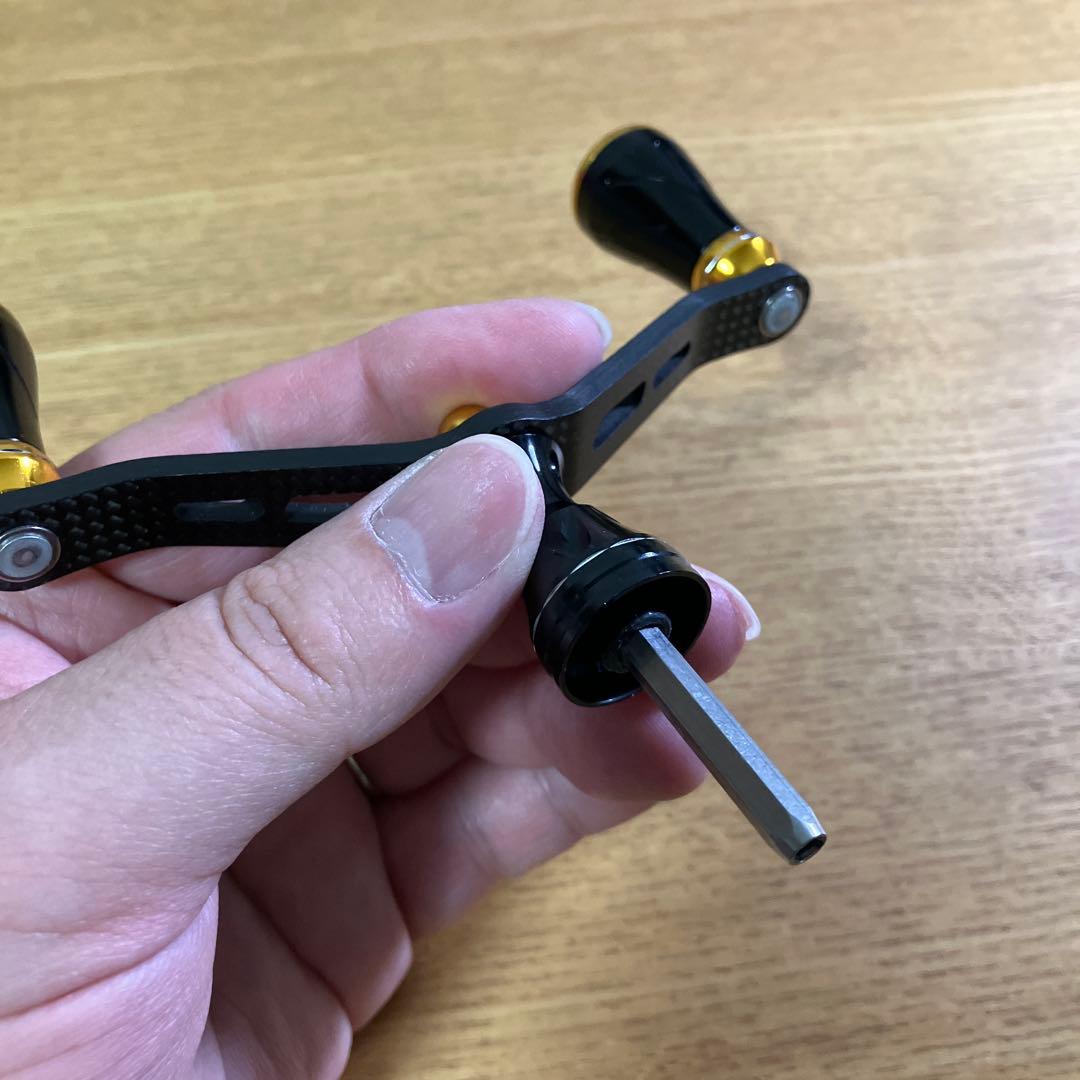 美品　ダイワ　6角軸用　ゴメクサス100mm ダブルハンドル　スタンド　セット①