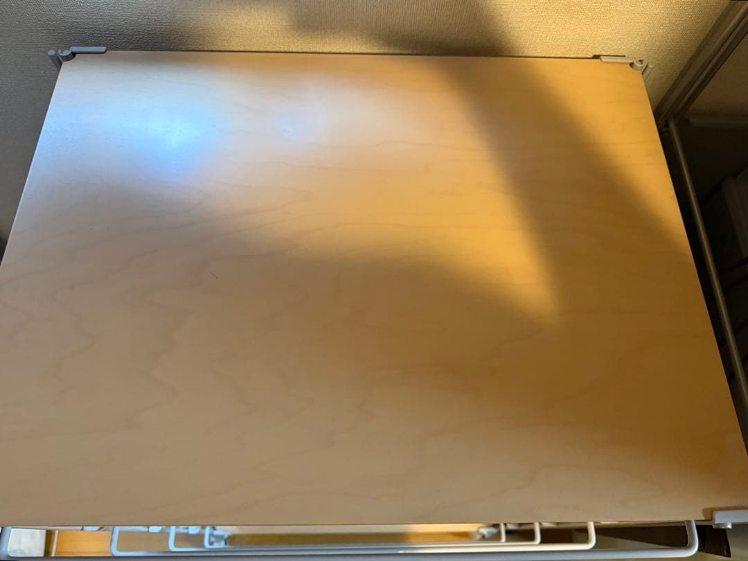 【美品 送料込 完成品】スチールユニットシェルフ 帆布バスケットセット