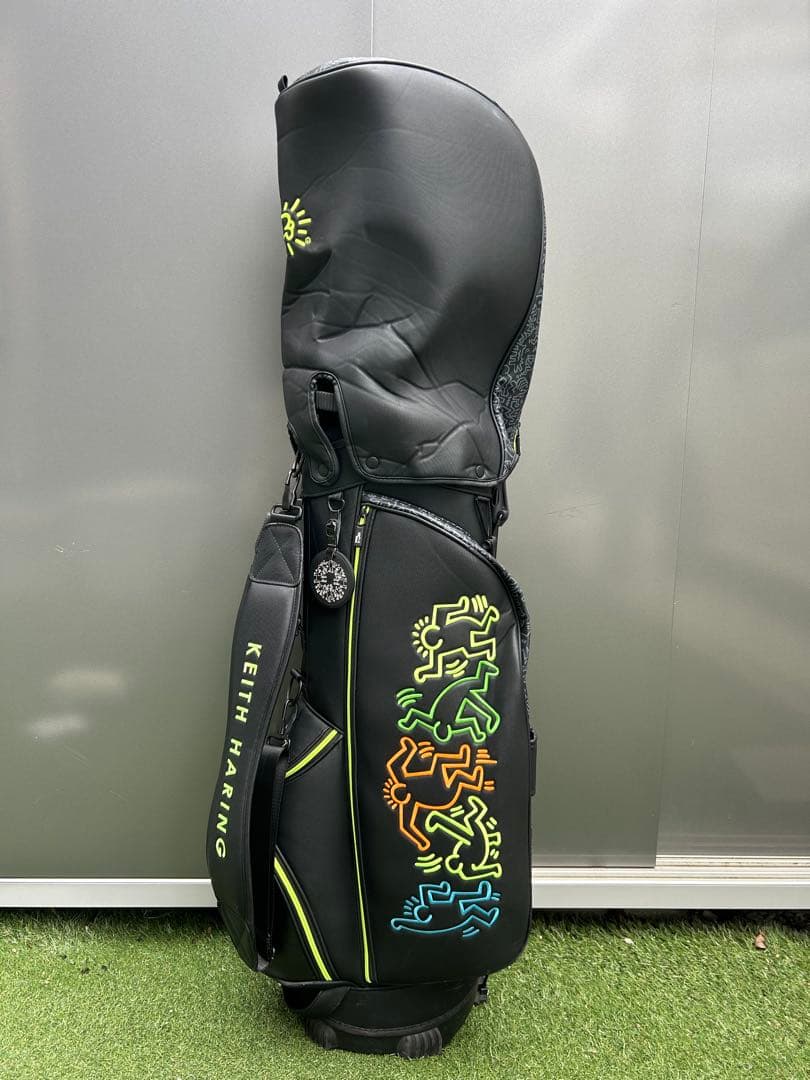 KEITH HARING キャディバッグ ブラック（希少）