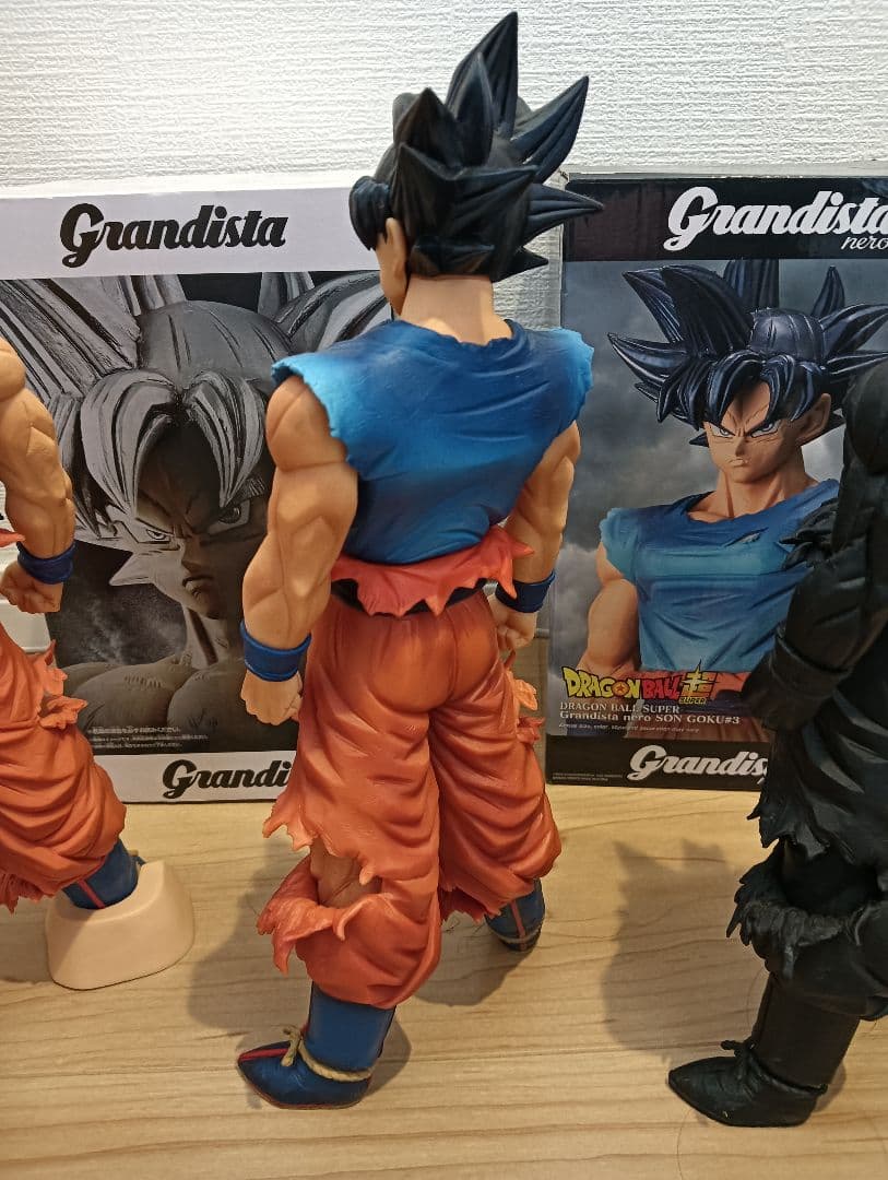 ドラゴンボール【グランディスタ】孫悟空　身勝手の極意　3点セット※台座欠品あり