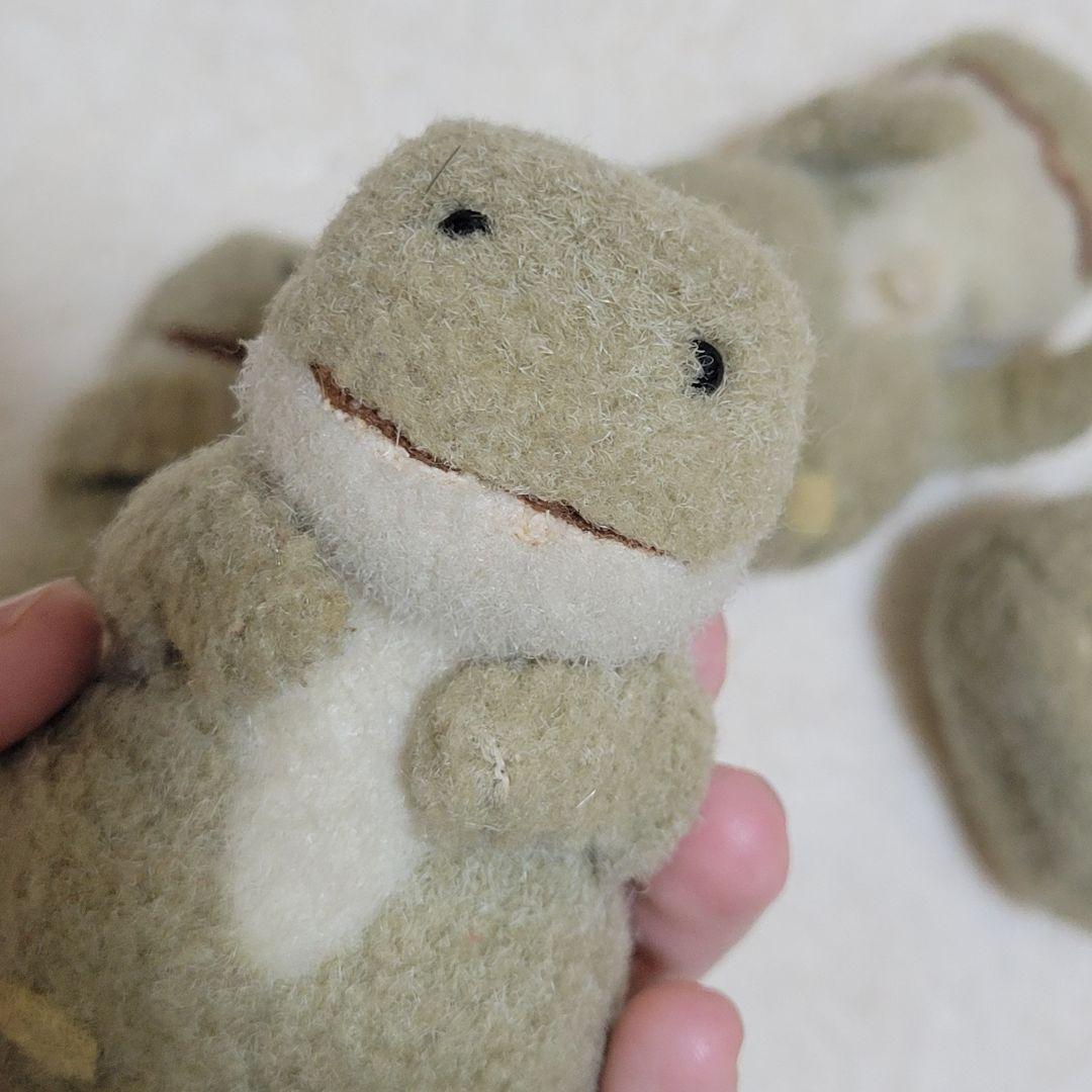 セキグチ（？）レトロ カエル ぬいぐるみ