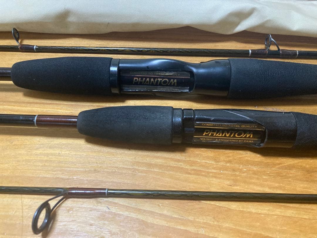 オールドDaiwa クロスカーボ　バスロッド　2本セット　used