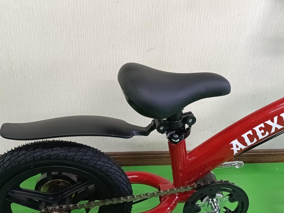 値下げ中!新品未使用 3in1 子供自転車 キックバイク 14インチ RED色