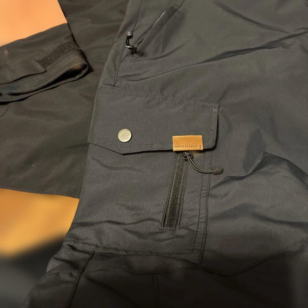 QUIKSILVER スノーボードウェア M 黒/オレンジ
