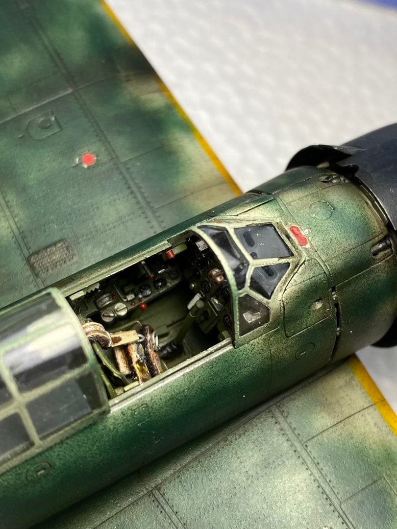 完成品　タミヤ 1/48 零戦 零式艦上戦闘機 22型　ラバウルの魔王　西沢広義