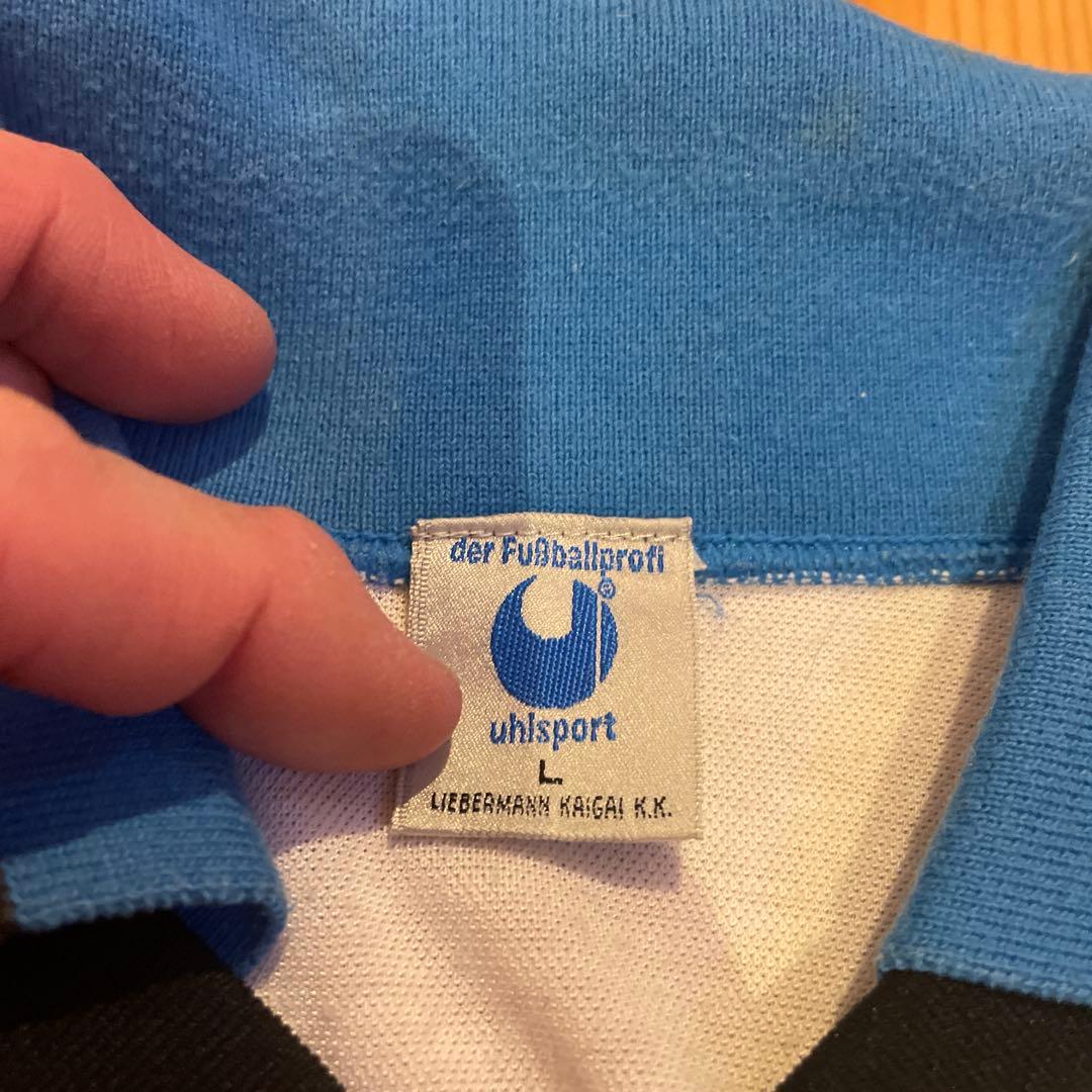 希少 80s 90s インテル アウェイ　サッカーシャツ uhlsport