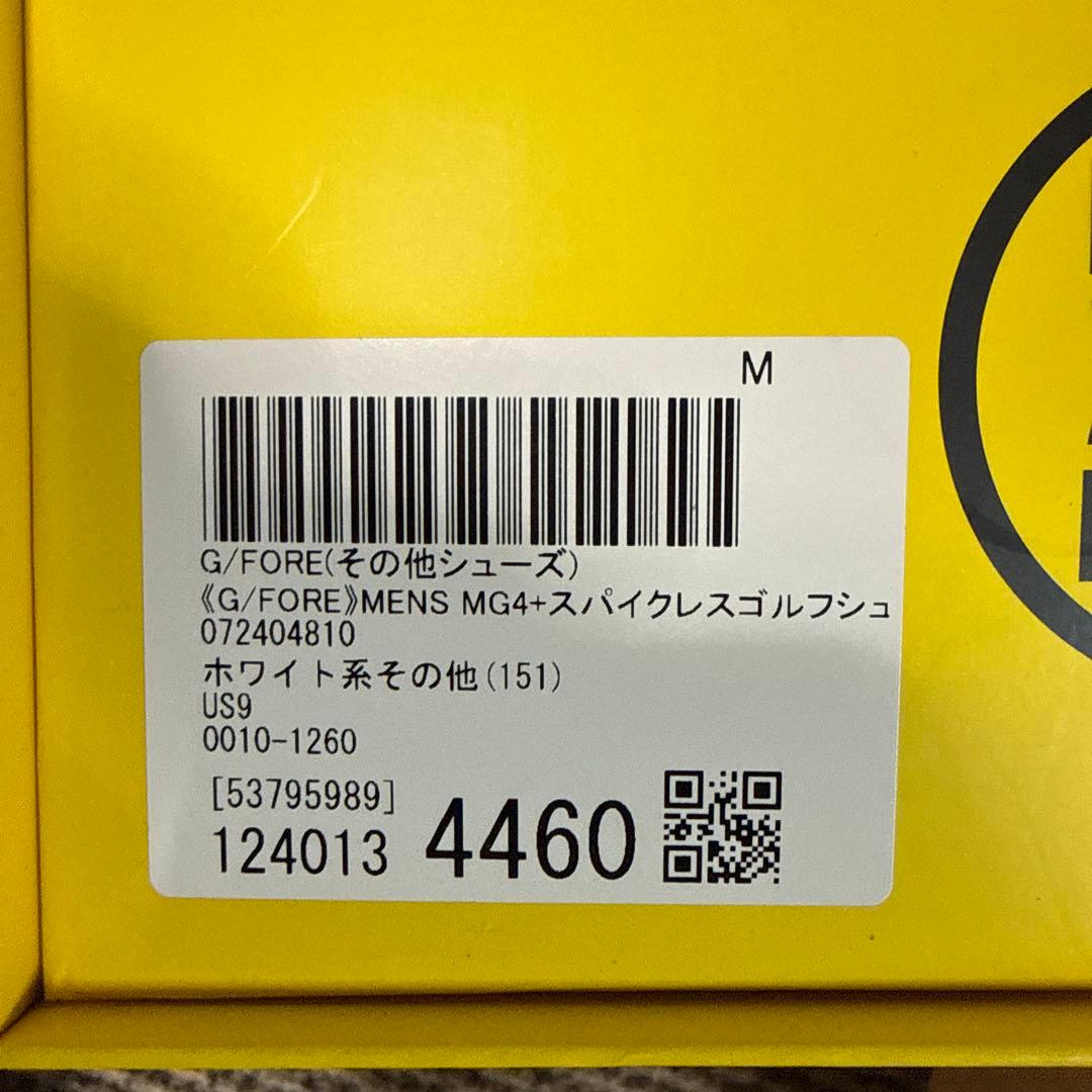 G/FORE MG4PLUS ホワイト ゴルフシューズ
