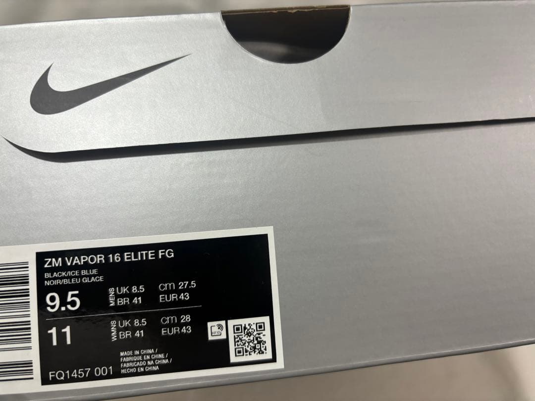 シューズ nike zm vapor 16 elite fg black 27.5