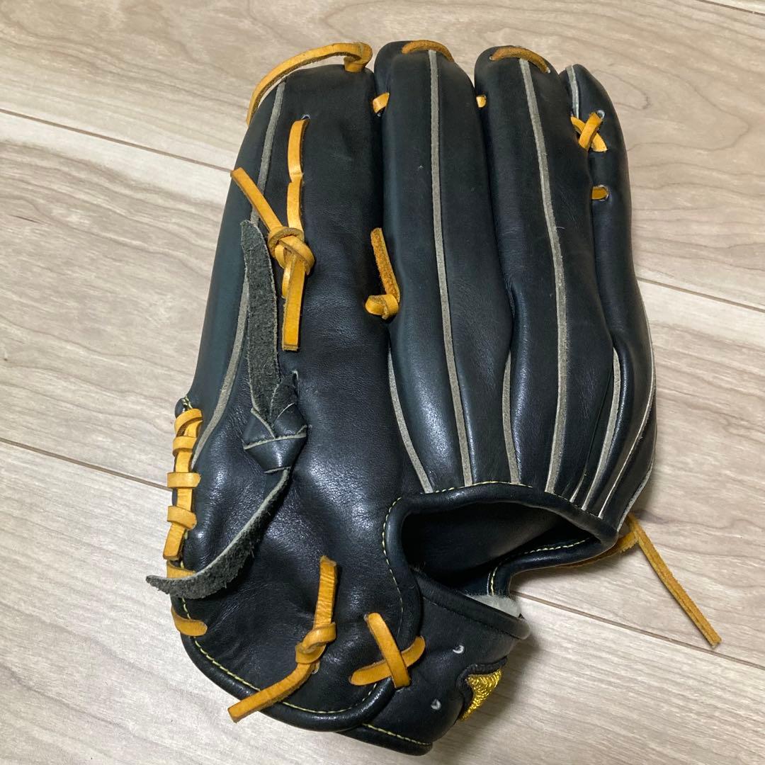 ⭐️3回使用　ミズノプロ　軟式　外野手用　右投げ　袋付き　グローブ
