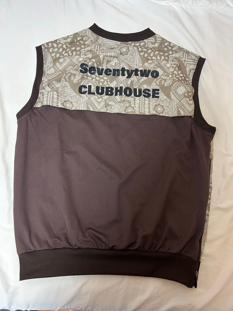 【STCH×ANTIQUA GOLF】ペイズリー柄ベスト