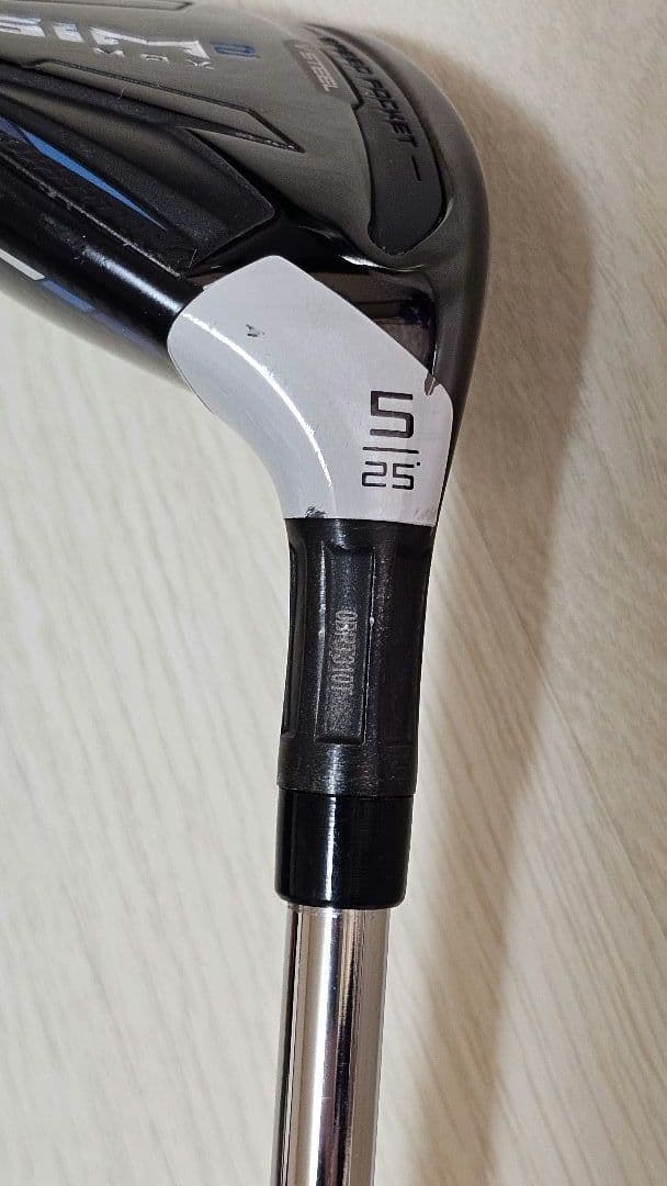 【極美品グリップ】SIM2 MAX レスキュー U5 25° KBS MCC