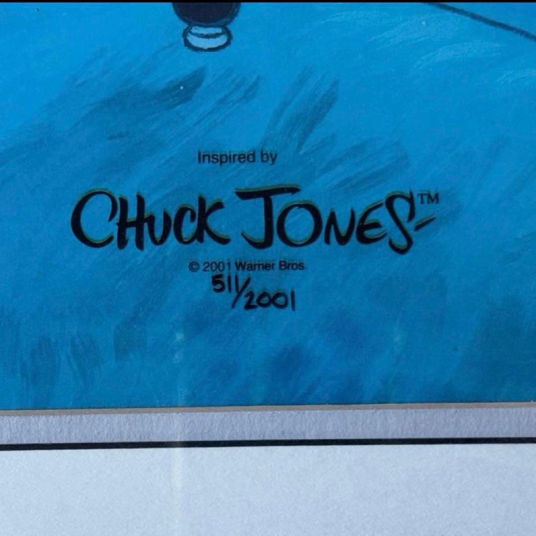 チャック・ジョーンズ ワイリー・コヨーテ セル画 証明書 公式 シルクスクリーン