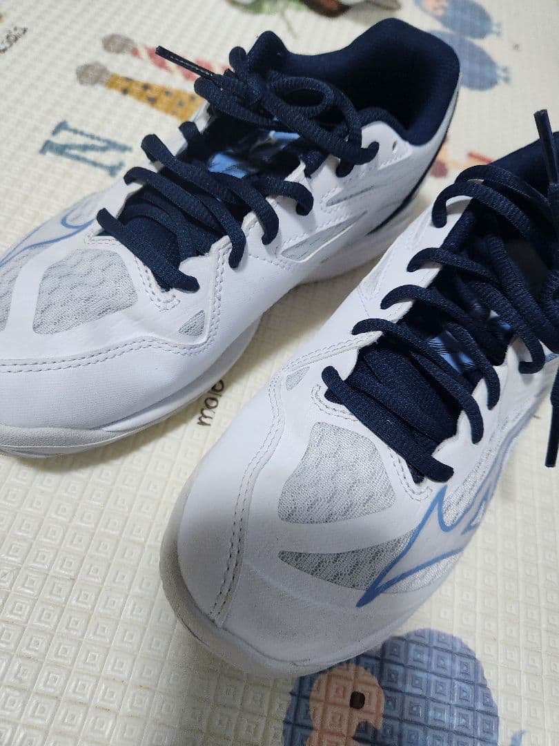 Mizuno Tornado バレーボールシューズ ホワイト/ネイビー