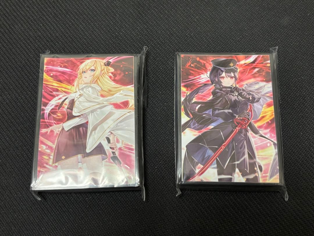 遊戯王 閃刀姫 レイ ロゼ スリーブ プレイマット 軍服 ミッドナイトブルー