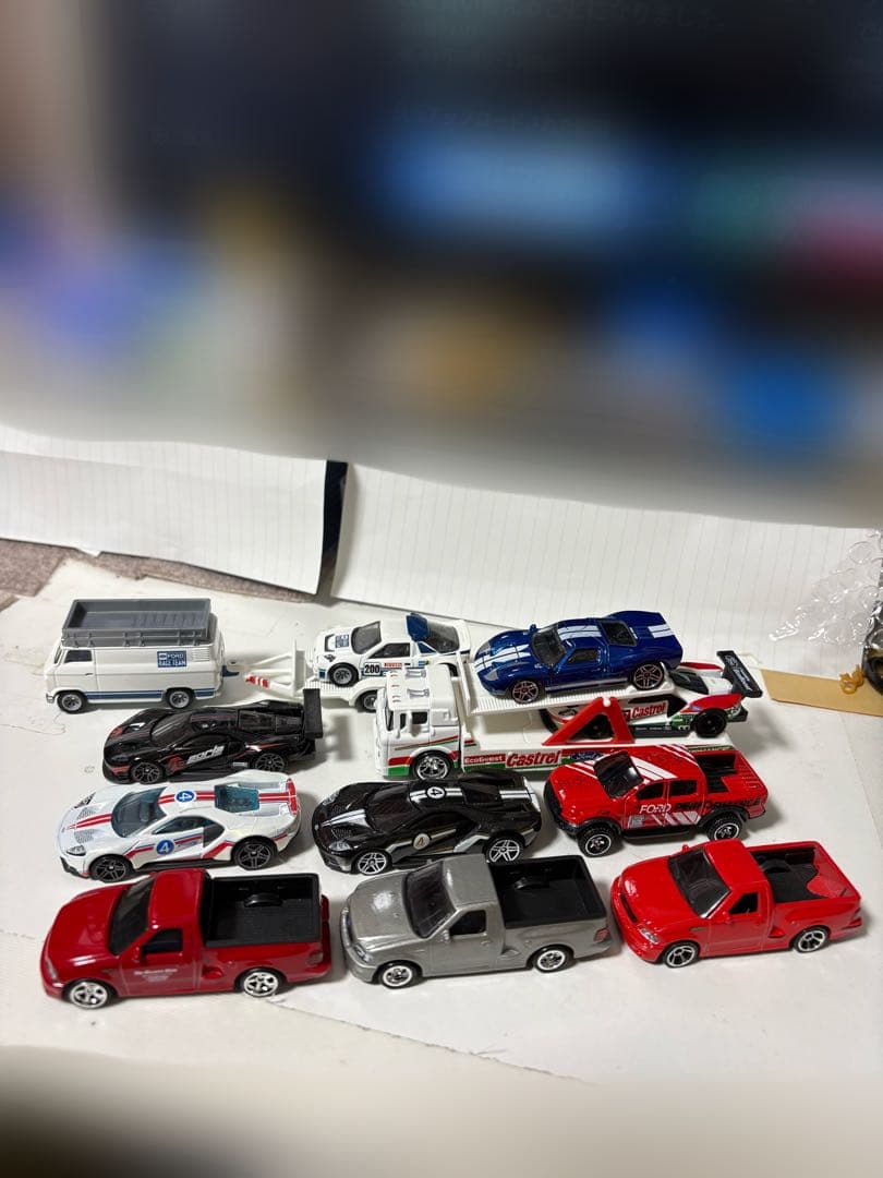 Hot Wheels ミニカー フォードGT・F150・WRCなど12台+おまけ