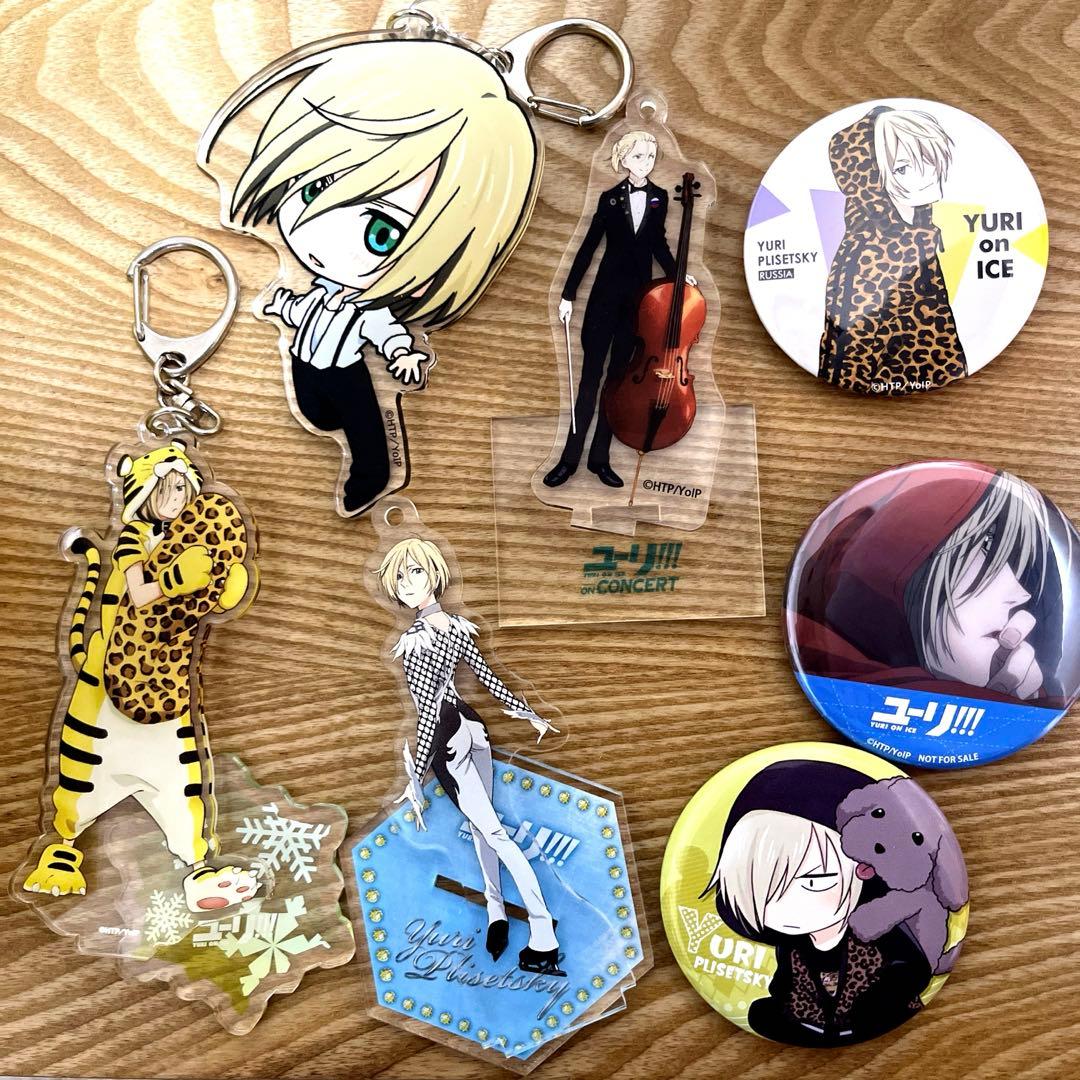 ユーリ!!! on ICE ねんどろいど　アクスタ缶バッチ　セット