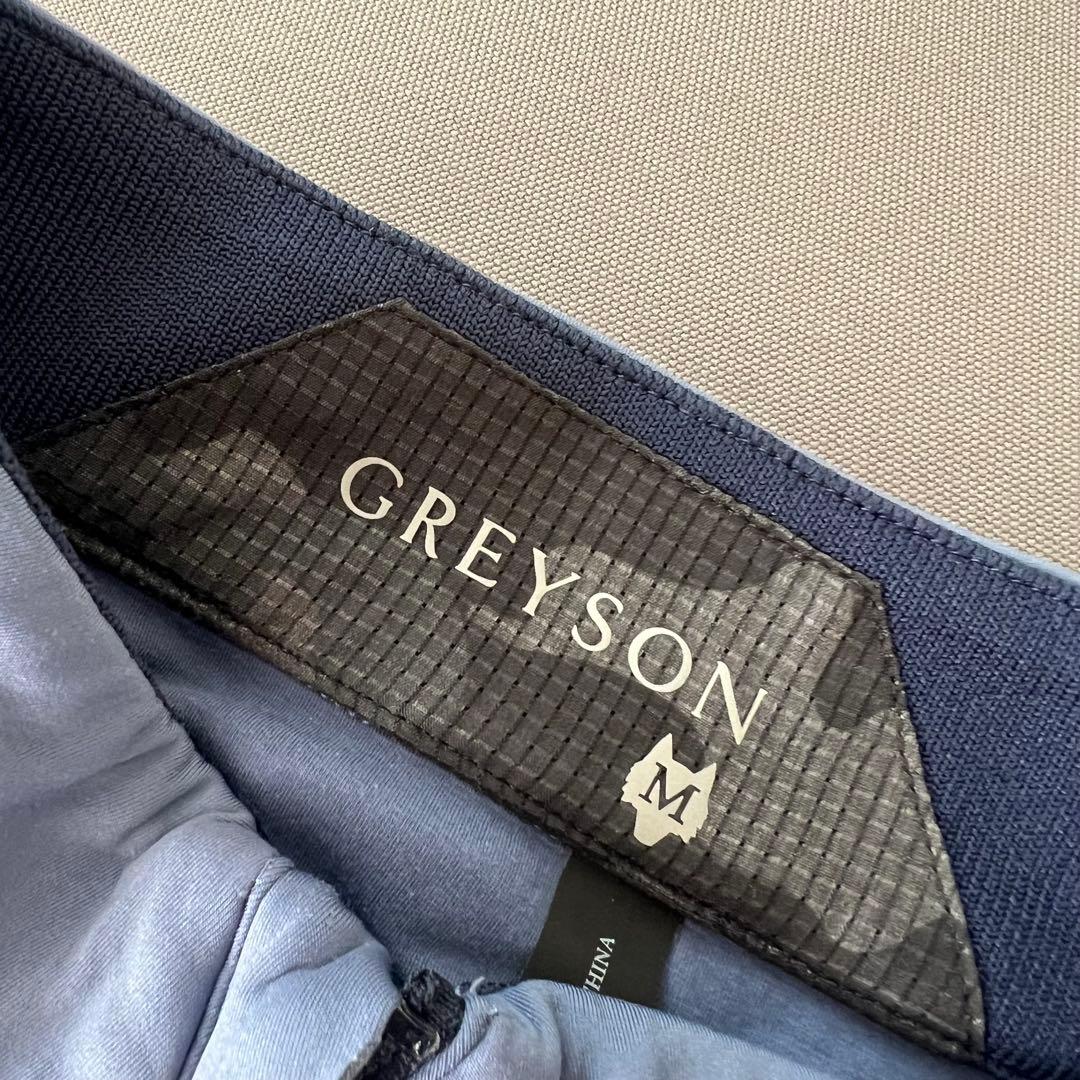 GREYSON グレイソン　ハーフジップ　ダンボールニット　シャツ　ゴルフ　ロゴ
