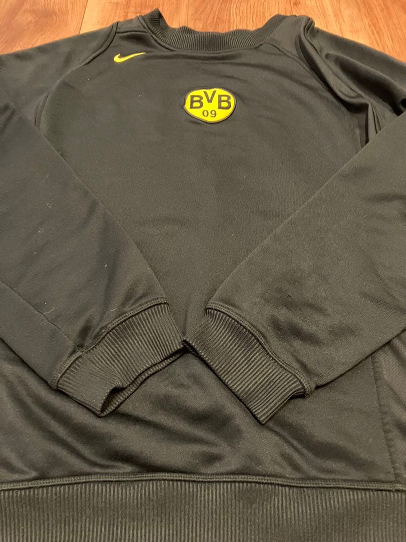 ドルトムント BVB NIKE トレーニングスウェット 黒　古着　フットサル