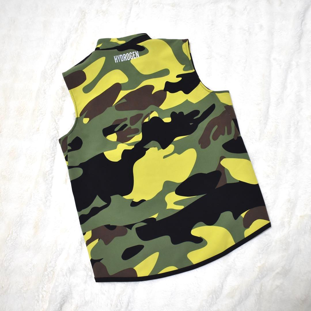 極美品✨ハイドロ　迷彩　ベスト　カモフラ柄　M ゴルフウェア