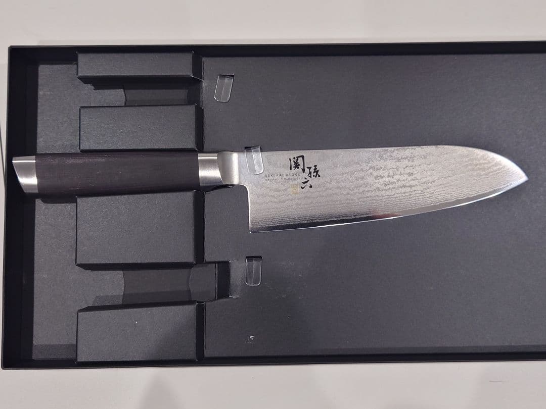 貝印 関孫六 ダマスカス 三徳包丁 165mm